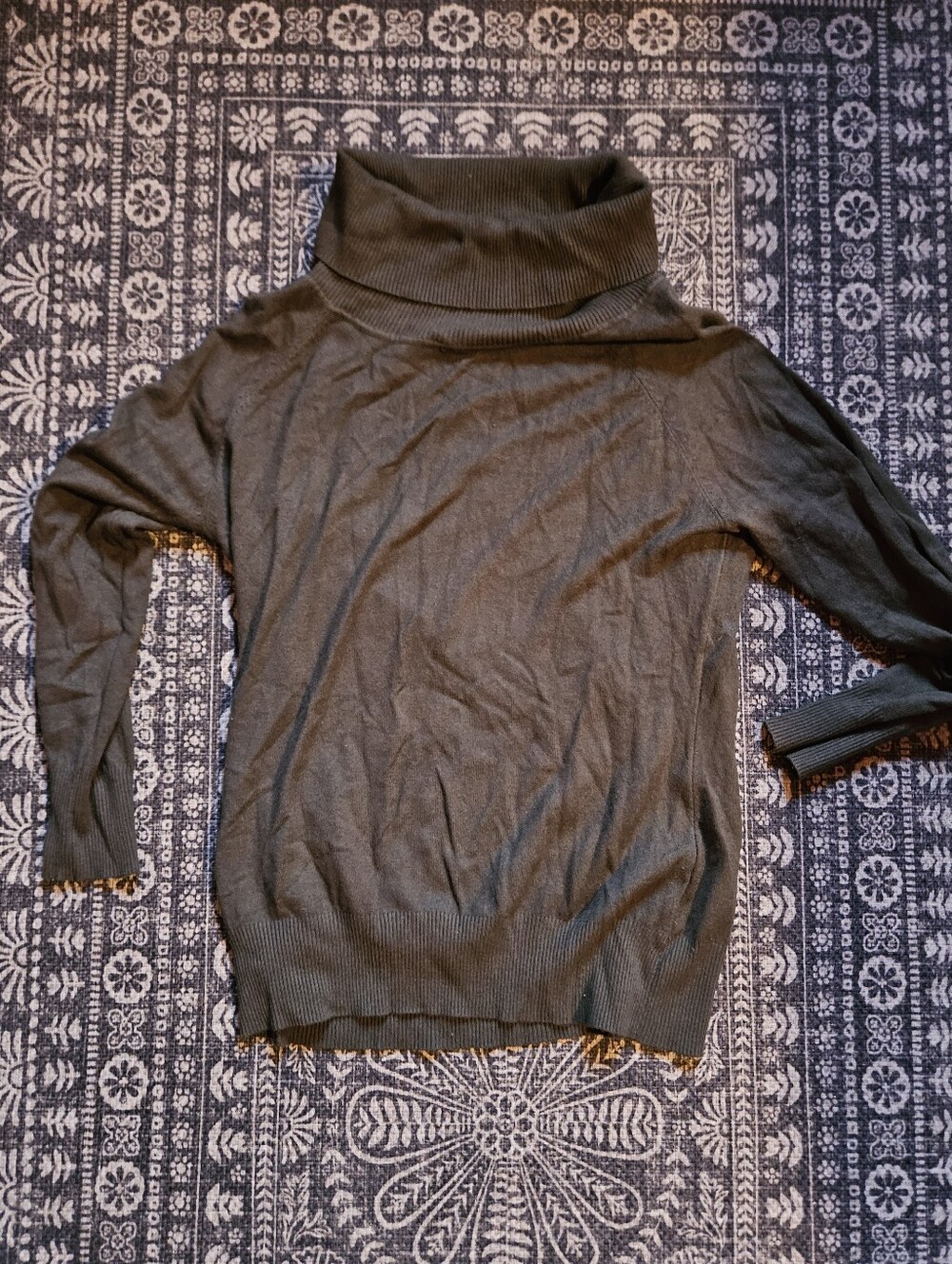 Dark Green Turtle Neck Sweater